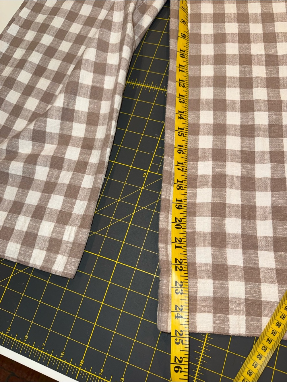 Handmade Wide-Leg, High Waist Gingham Pants - Picture 7 of 7